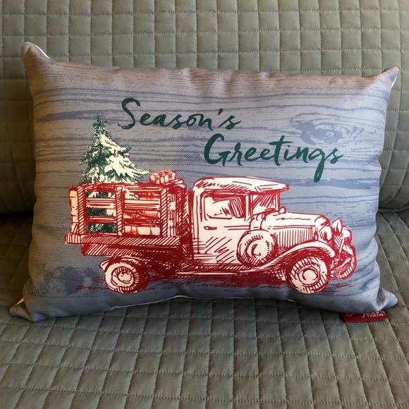Other - NEW Season’s Greetings pillow; 18x13